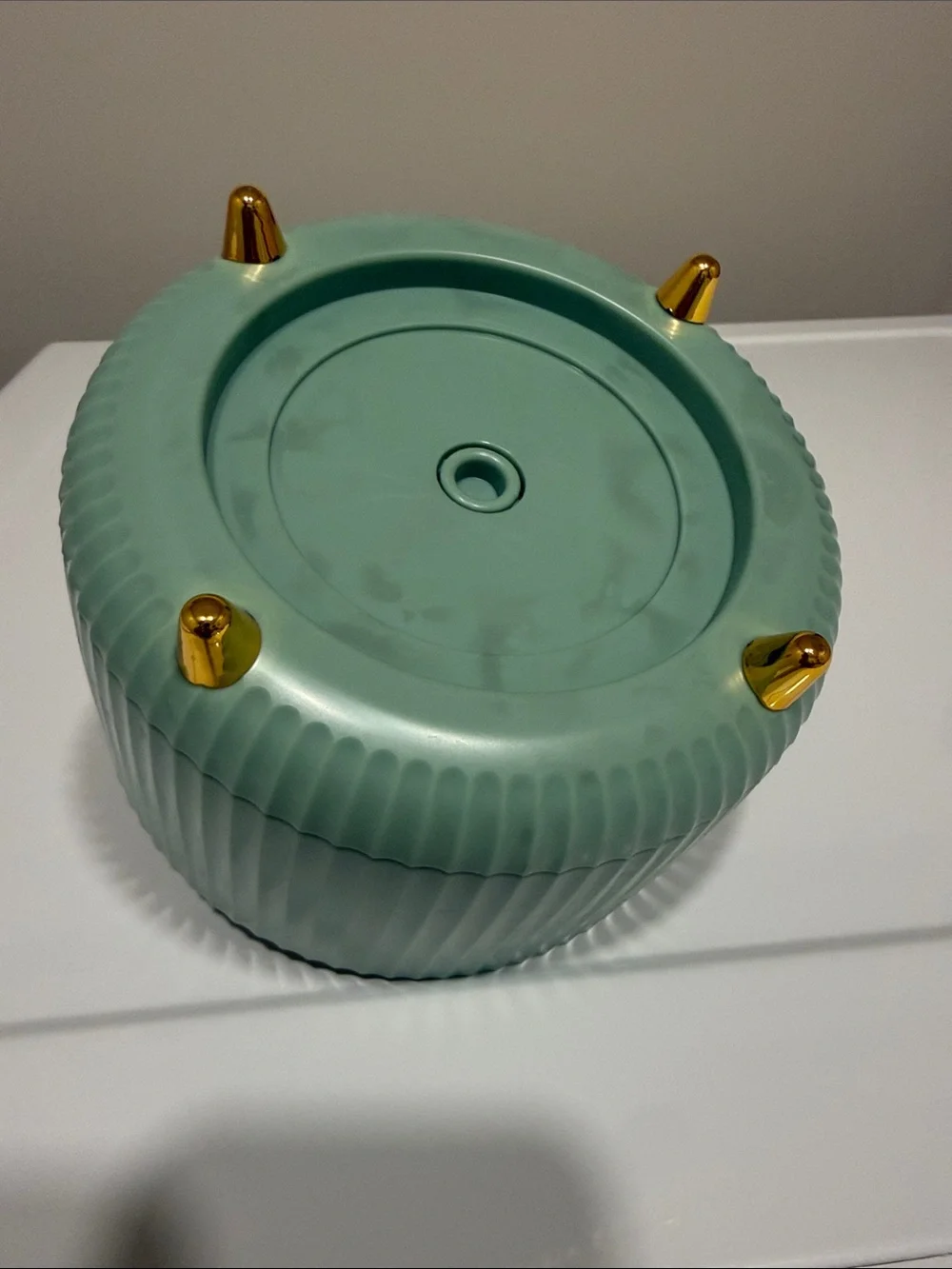 Spinning Green Sectioned Organizer Caddy - Home Accents
